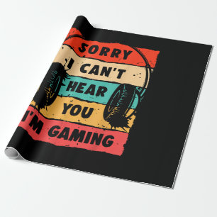 Papel De Regalo Graciosa camiseta de gamer para adolescentes hombr