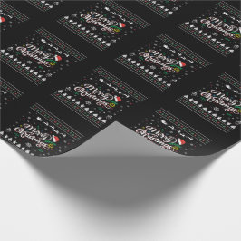 Papel De Regalo Graciosa Feliz Navidad