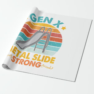 Papel De Regalo Graciosa Generación de Generación X Sarcasmo Gen X