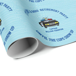 Papel De Regalo Graciosa Jubilación Personalizada De Cop