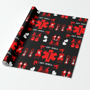 Papel De Regalo Graciosa pierna rota ponerse bien