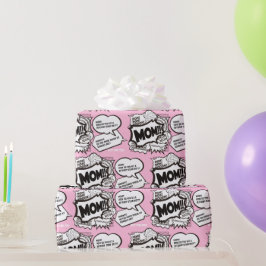 Papel De Regalo Gracioso Día de la Madre gracias a las cartas