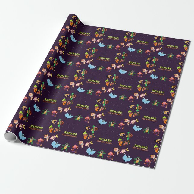 Papel De Regalo Gracioso Gigante Larga Banana Amarilla Usando Sung (Desenrollado)