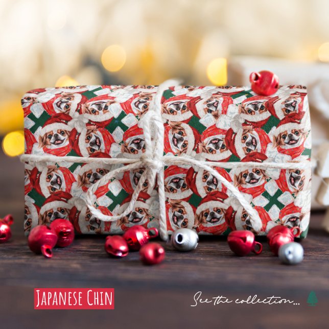 Papel De Regalo Gracioso patrón de Navidades chinos japoneses (Subido por el creador)