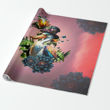 Gracioso pelícano con gorra de vapor