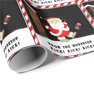 Papel De Regalo Gracioso regalo de fútbol para Navidades