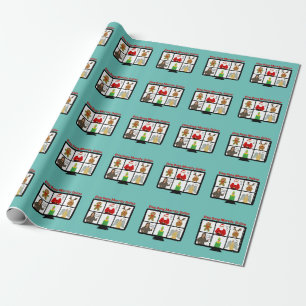 Papel De Regalo Gracioso zoom vacaciones de envolvimiento