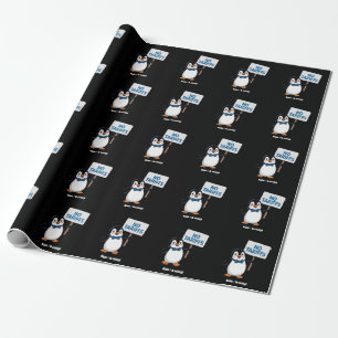 Papel De Regalo Graciosos pingüinos SIN TARIFAS Impuestos divertid