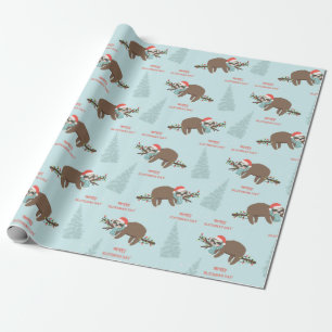 Papel De Regalo Graciosos Slothmas