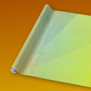 Papel De Regalo Gradación geométrica amarilla moderna