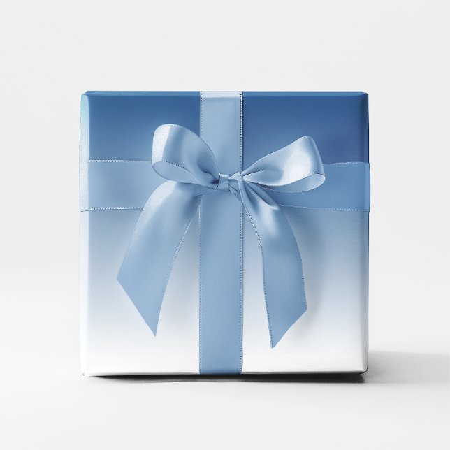 Papel De Regalo Gradiente azul (Blue Gradient Wrapping Paper)