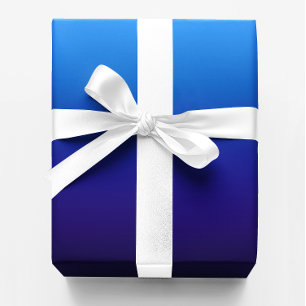 Papel De Regalo Gradiente azul cielo a medianoche
