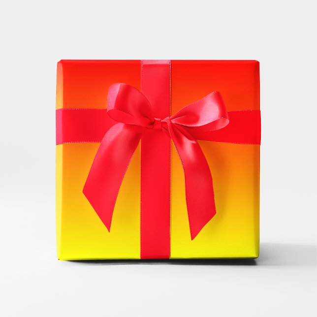 Papel De Regalo Gradiente de apertura (Sunset Gradient Wrapping Paper)