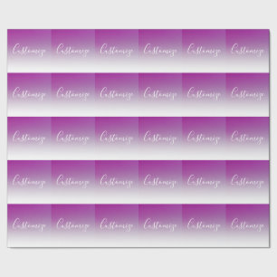 Papel De Regalo Gradiente de color púrpura simple y moderno