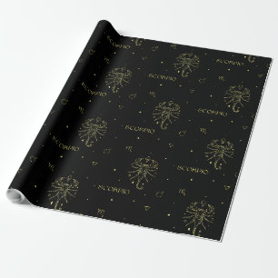 Papel De Regalo Gradiente de signo de estrella de horóscopo zodiac