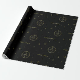 Papel De Regalo Gradiente de signo de estrella Sagittarius zodiac