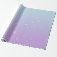 Gradiente estético mágico azul Lilac Bokeh Ombre
