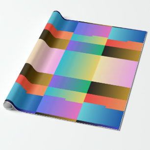 Papel De Regalo Gradiente geométrico abstracto