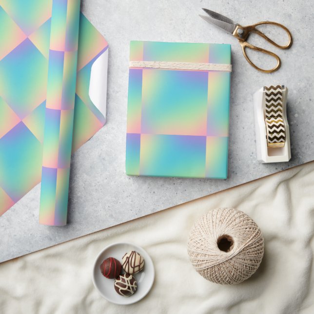 Papel De Regalo Gradiente grandioso del arcoiris (Artesanía)