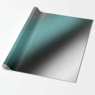 Papel De Regalo Gradiente negro gris y azul elegante moderno
