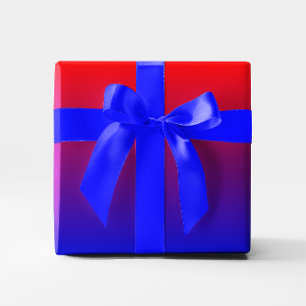 Papel De Regalo Gradiente rojo azul