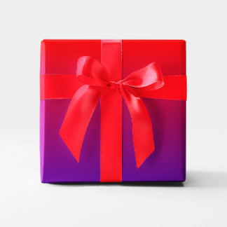 Papel De Regalo Gradiente Rojo Púrpura