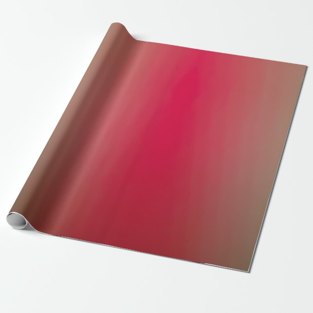 Papel De Regalo gradiente rojo y verde (Desenrollado)