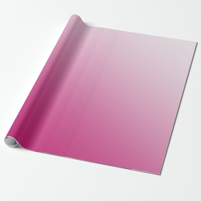 Papel De Regalo Gradiente rosa caliente (Desenrollado)