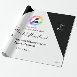 Papel De Regalo Graduación Ajuste de regalo Lilac y HAMbyWG blanco