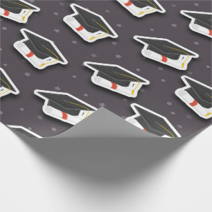 Papel De Regalo Graduación Cap Tassle Modern