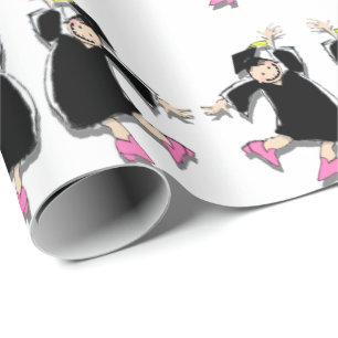 Papel De Regalo Graduación de gemelas