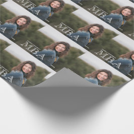 Papel De Regalo Graduación de grado MBA de la foto