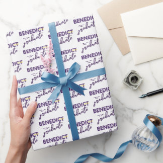 Papel De Regalo Graduación de la Universidad Benedict
