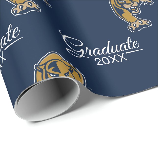 Papel De Regalo Graduación de los Miembros de la FIU Panthers (Esquina del rollo)