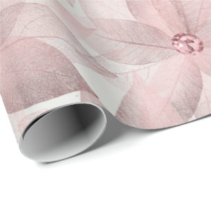 Papel De Regalo Graduación de Novias Blancas Florales Cumpleaños 1