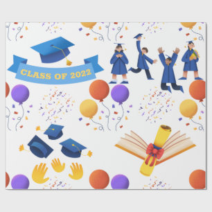 Papel De Regalo Graduación divertida de clase de