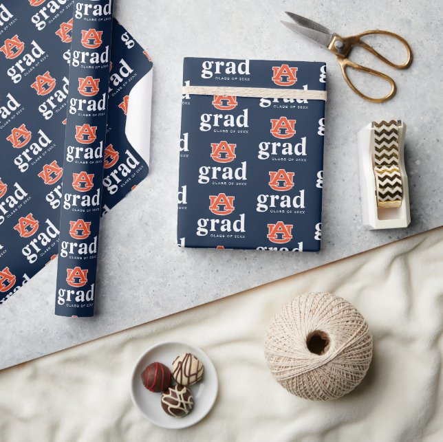 Papel De Regalo Graduación en la Universidad Auburn - Tigres Aubur (Artesanía)