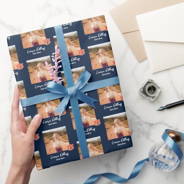 Papel De Regalo Graduación universitaria de Auburn | Auburn Tigers (Regalar)