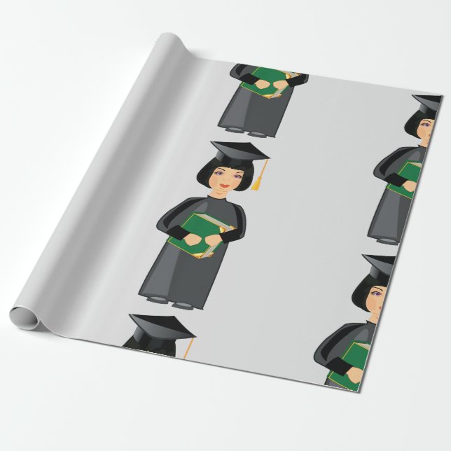 Papel De Regalo Graduada (Desenrollado)