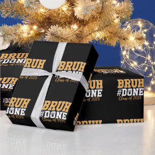 Papel De Regalo Graduado Bruh De Graduación De 2025