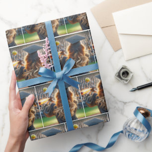 Papel De Regalo Graduado chica balanceando un murmullo