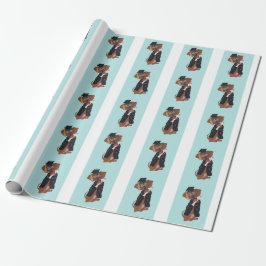 Papel De Regalo Graduado de Dachshund