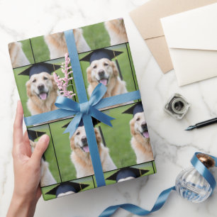 Papel De Regalo Graduado de Golden Retriever