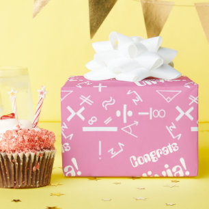 Papel De Regalo Graduado de matemáticas