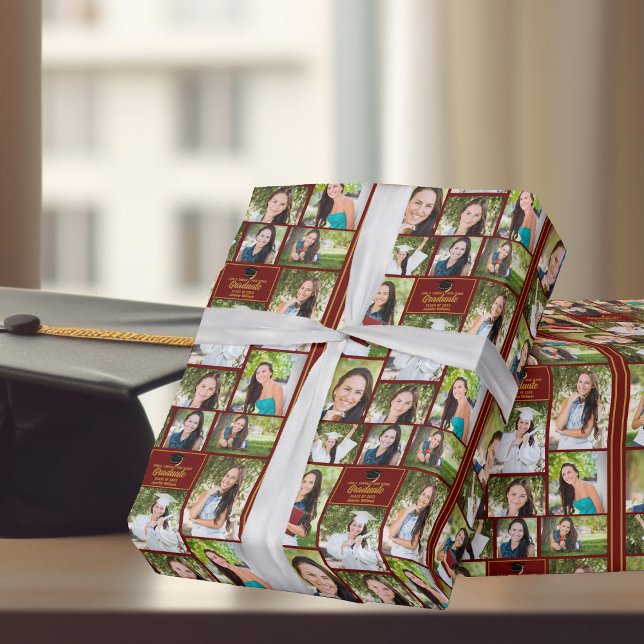 Papel De Regalo Graduado de oro marrón 9 Graduación de Collage de  (Subido por el creador)