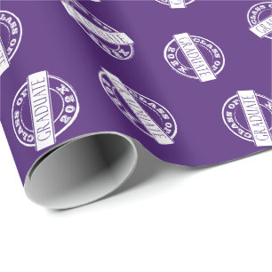 Papel De Regalo Graduado Girly Purple año