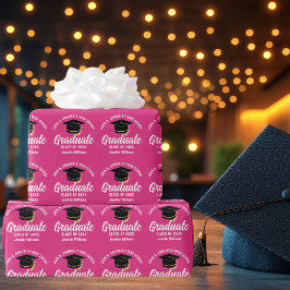 Papel De Regalo Graduado Personalizado de Graduación Caliente Cali