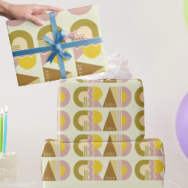 Papel De Regalo Graduation class of 2026 retro
