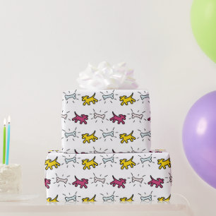 Papel De Regalo Graffiti de huesos de perro Estilo Elegir ajuste d