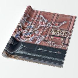 Papel De Regalo Graffiti de trenes Grunge Colorge Urban Street Art